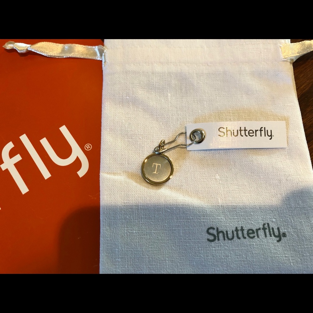 NWT Shutterfly “T” bracelet or necklace charm